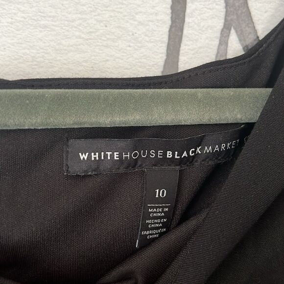 White House Black Market Black 3/4 Sleeve Body
Perfecting Ruffle Sheath Dress 10 - Picture 5 of 7